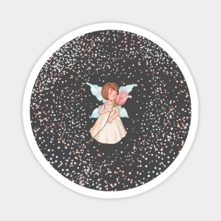 Cute Fairy on Fairy Dust Magnet